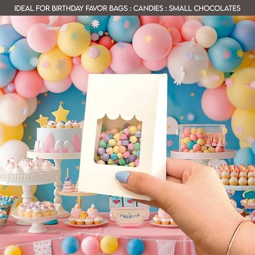 VASSAPACK 36 Pcs Party Favor Boxes with Clear Window