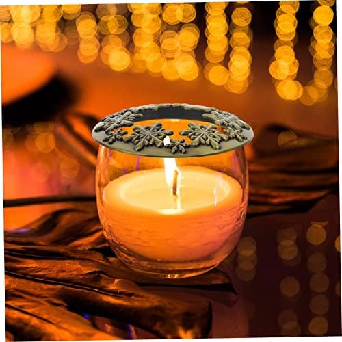Generic Christmas Candle Jar Lid with Snowflake Design