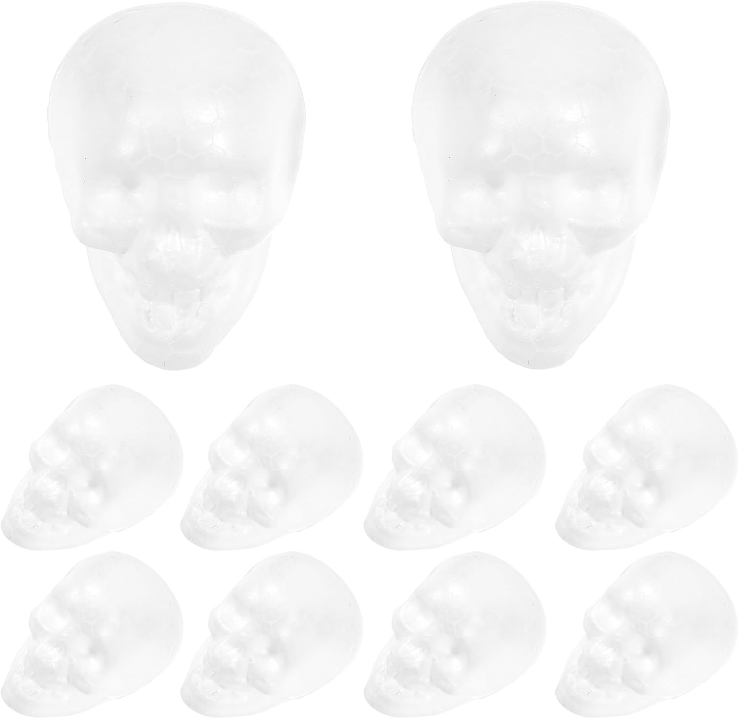 Mini Foam Skulls 25pcs Halloween Decorations