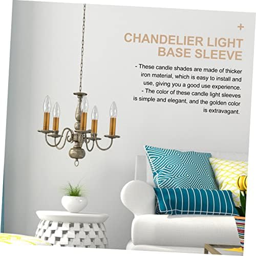 Chandelier Light Base Sleeve Set for DIY Crystal Chandeliers