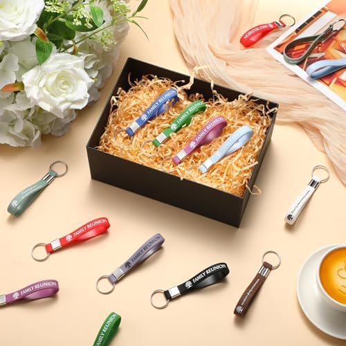 40 Pcs Family Tree Silicone Keychains for Reunions