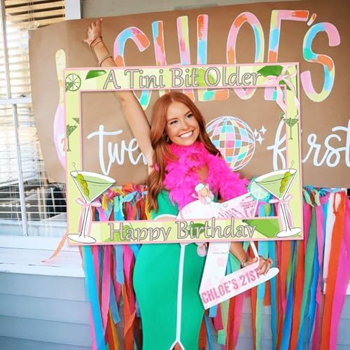 LaVenty Martini Themed Photo Booth Prop Frame