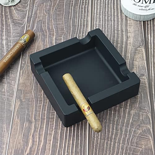 Unbreakable Silicone Cigar Ashtray with 4 Holders