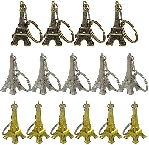 Ceeyali 21 Pcs 5cm Metal Eiffel Tower Decor