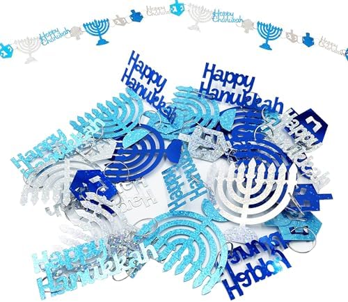The Dreidel Company Hanukkah Garland 4-Pack