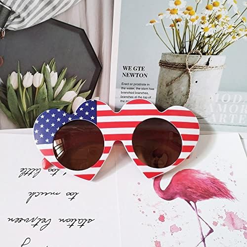American Flag 8pcs Patriotic Sunglasses Party Favors