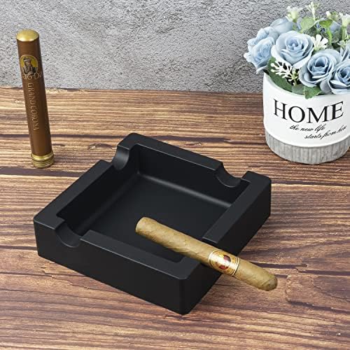 Unbreakable Silicone Cigar Ashtray with 4 Holders