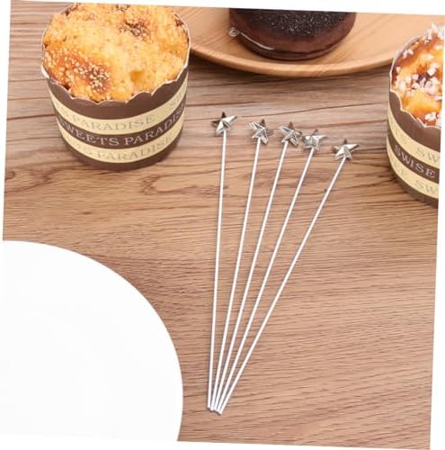 MERRYHAPY 50 Piece Star Cake Toppers for Birthday Baby Shower Wedding