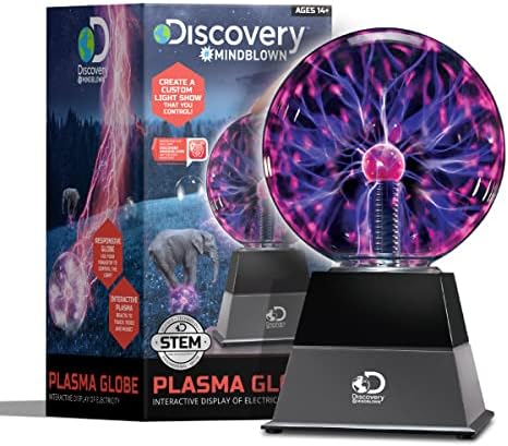 Discovery Kids Plasma Globe Lamp Touch and Sound Sensitive