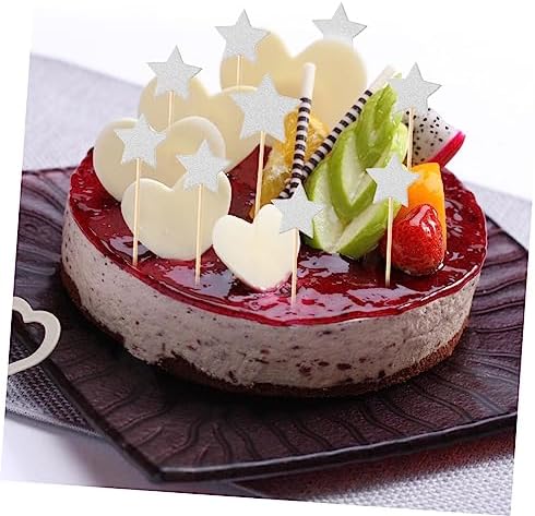 36pcs Star Cake Toppers for Weddings Birthdays Festivals Reusable Picks