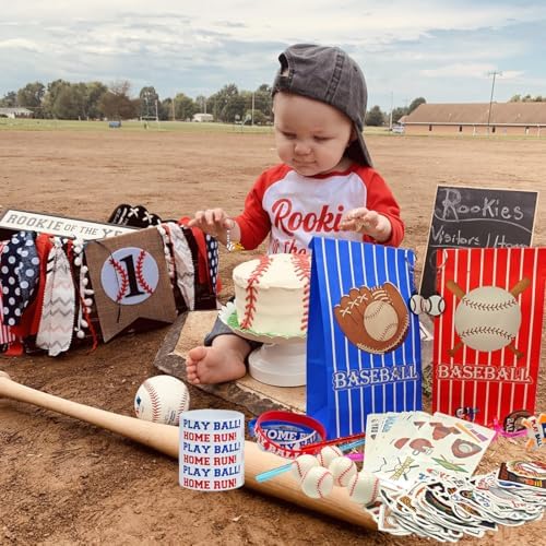 134 Pcs Baseball Party Favors Gift Set - Multi-Item Birthday Supplies