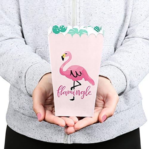 Big Dot of Happiness Pink Flamingo Party Favor Box Set 12