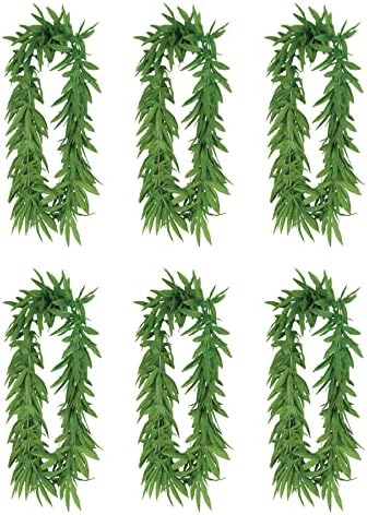 Beistle Tropical Fern Leaf Leis 6 Piece Set
