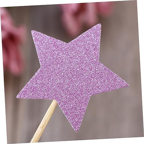36pcs Star Cake Toppers for Weddings Birthdays Festivals Reusable Picks