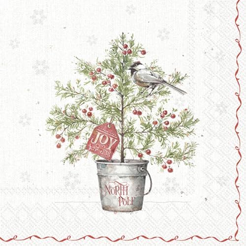 Ihr Ideal Home Range Cocktail Napkins 20 Count 5x5 Disposable 3 Ply
