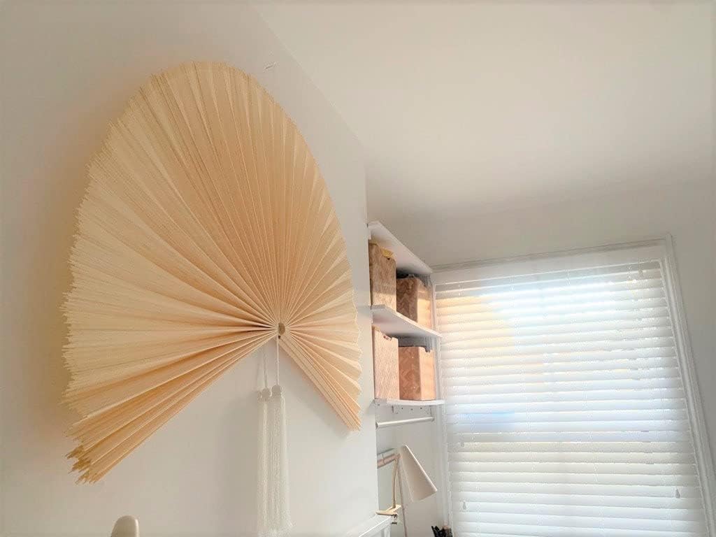 ChumDecor Japanese Giant Fan Wall Art 48 Inch