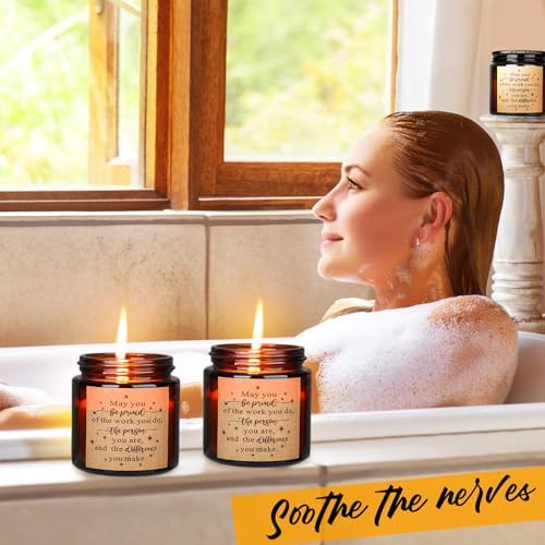 MTLEE 24 Pcs Thank You Jar Candles 35 oz