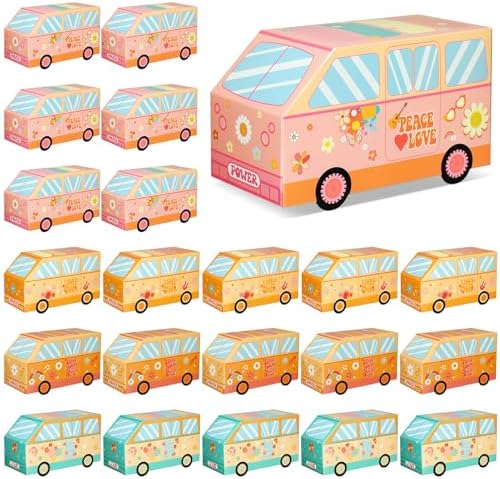 TecUnite 24 Pcs Truck Shaped Candy Boxes Party Favors