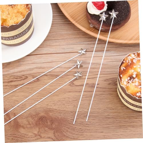 MERRYHAPY 50 Piece Star Cake Toppers for Birthday Baby Shower Wedding