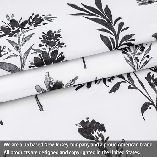 DriftAway Sylvia Floral Pattern Lined Thermal Curtains