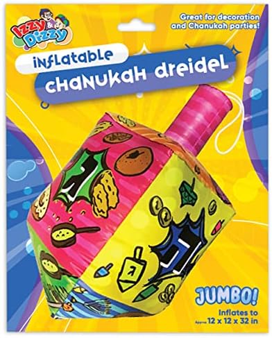 Izzy N Dizzy 36 Inch Inflatable Dreidel Hanukkah Decor