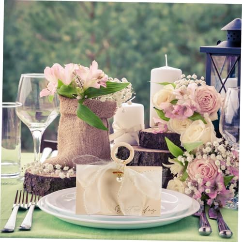 FOMIYES 10pcs Wedding Favor Boxes with Handles