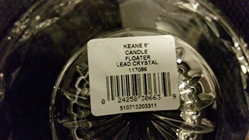Waterford Nib Crystal 8 Inch Candle Floater