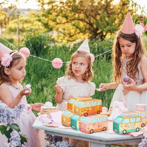 TecUnite 24 Pcs Truck Shaped Candy Boxes Party Favors