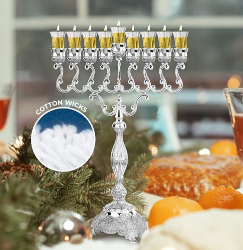 Ner Mitzvah Cotton Wicks 50 Pack for Oil Candles