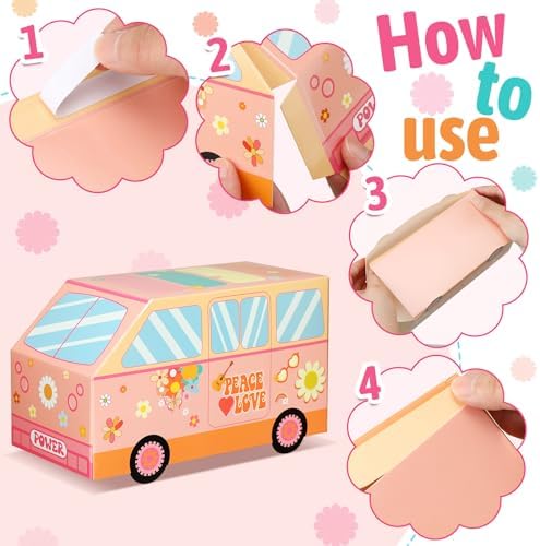 TecUnite 24 Pcs Truck Shaped Candy Boxes Party Favors