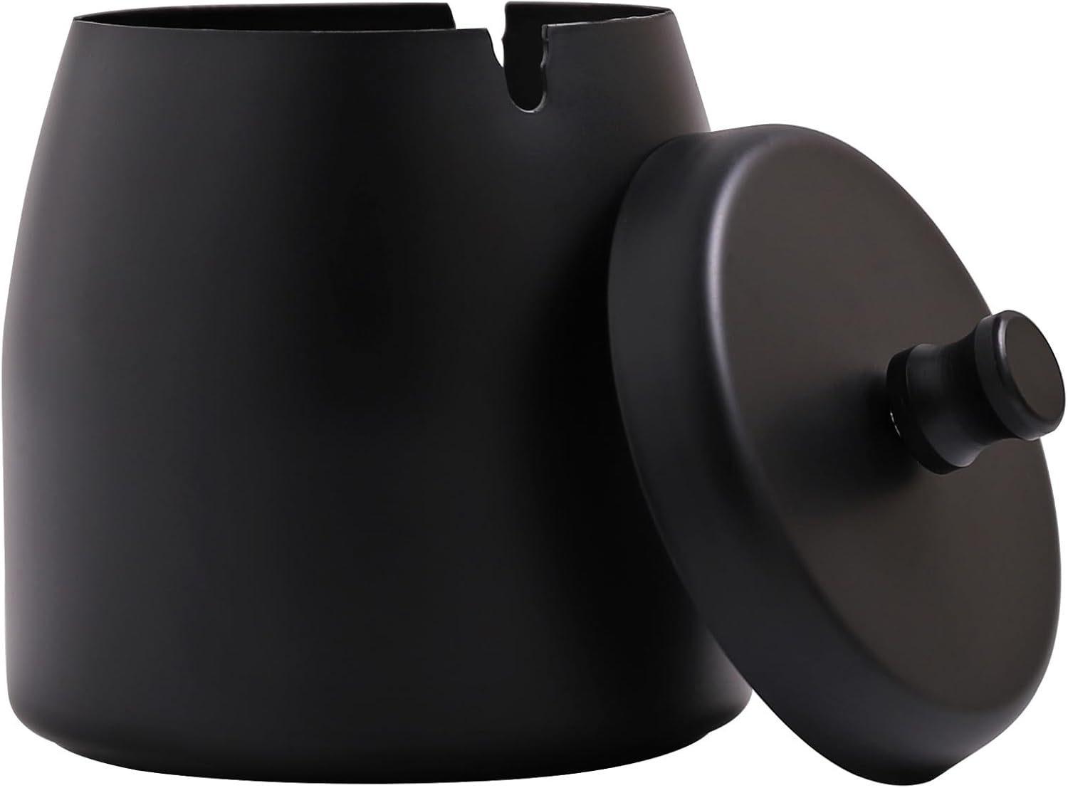 INONE Windproof Stainless Steel Ashtray with Lid
