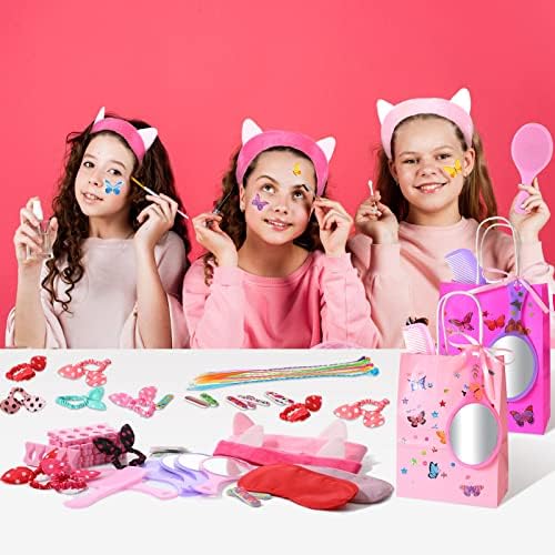 Pinkunn 264 Pcs Spa Party Supplies for Girls