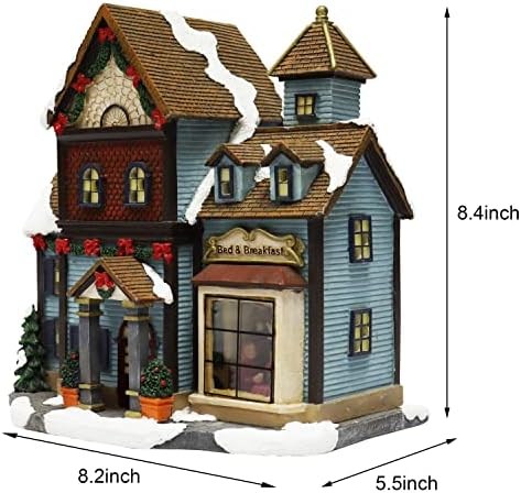 Moments In Time Christmas Village Building with LED Lights