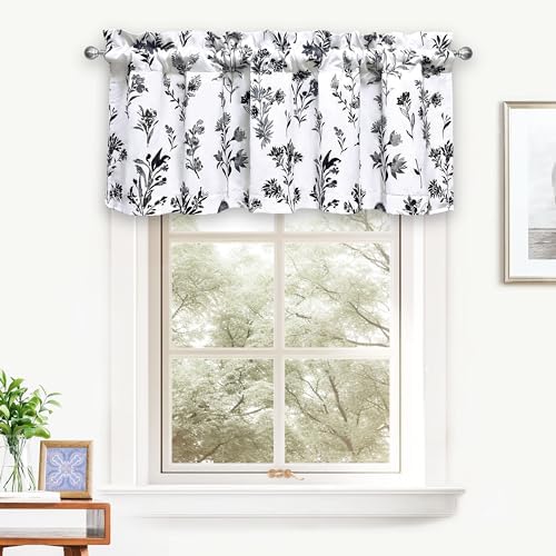 DriftAway Sylvia Floral Pattern Lined Thermal Curtains