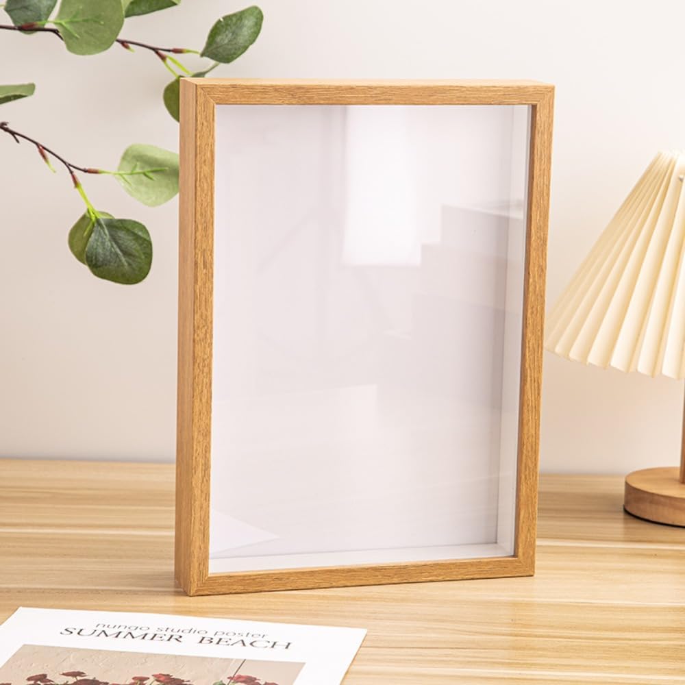 Shadow Box Frame Wooden 8x10 Inch Display Case