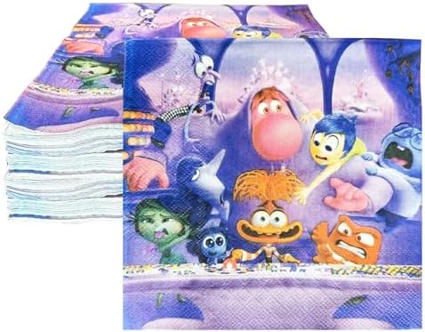 40PCS Inside-Out Napkins for Birthday Parties