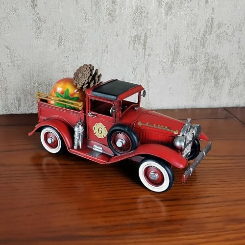 PARSAHO Vintage Red Fire Truck Model 113L