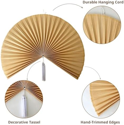 ChumDecor Japanese Giant Fan Wall Art 48 Inch