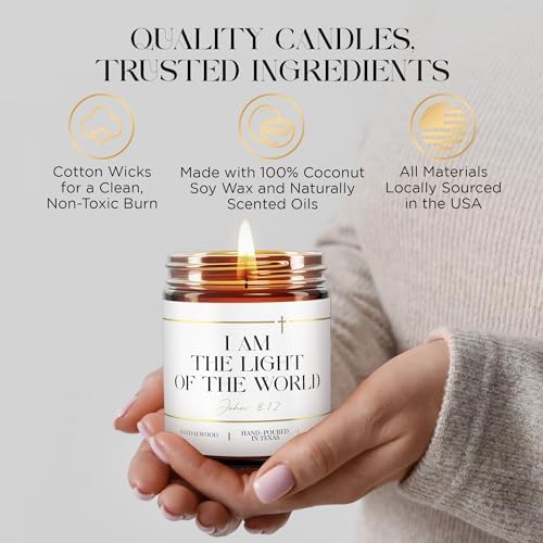 I Am The Light of The World John 812 Jar Candle