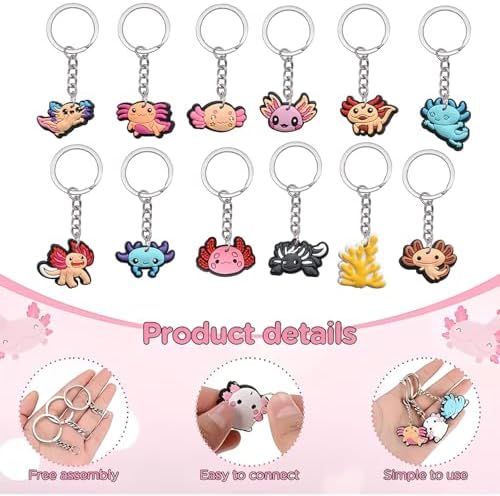 108 PCS Axolotl Party Favors Pack for Kids