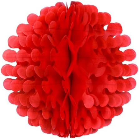 Beistle Tissue Flutter Ball 14 Inch Red