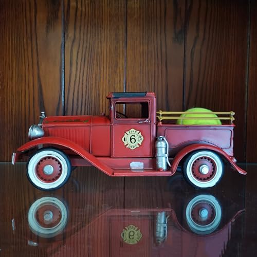 PARSAHO Vintage Red Fire Truck Model 113L