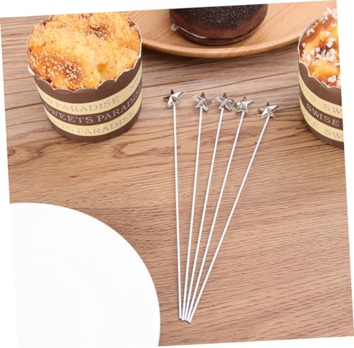 50 Pcs Five Pointed Star Cake Decor Toppers