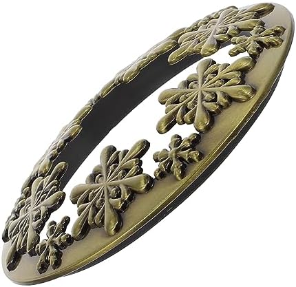 LIFKOME Christmas Candle Jar Cover with Snowflake Design