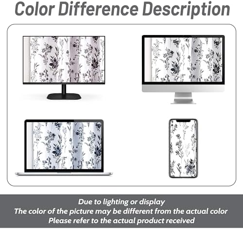 DriftAway Sylvia Floral Pattern Lined Thermal Curtains