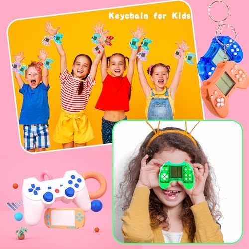 12 Pack Mini Gamepad Keychains for Parties and Gifts