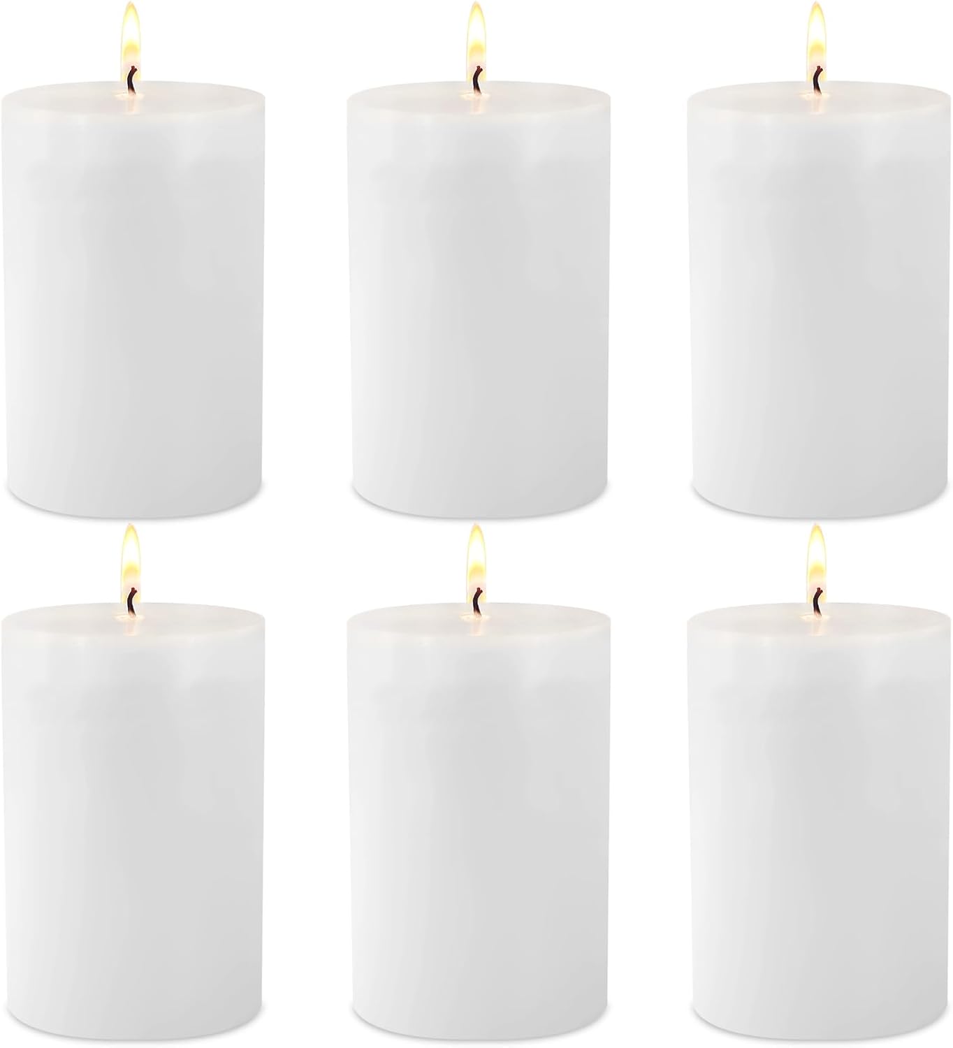 Seven Moons 275 x 4 Dripless Pillar Candle Set of 6