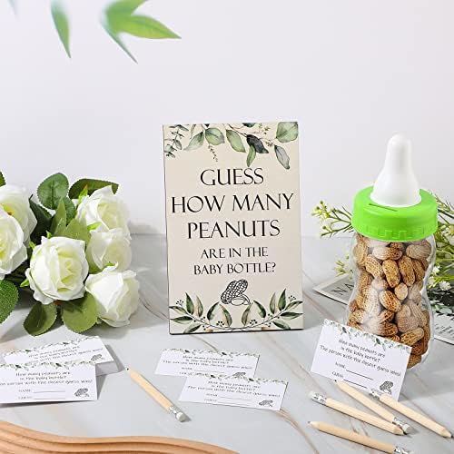 Colarr 122 Pcs Baby Shower Guess Game Set