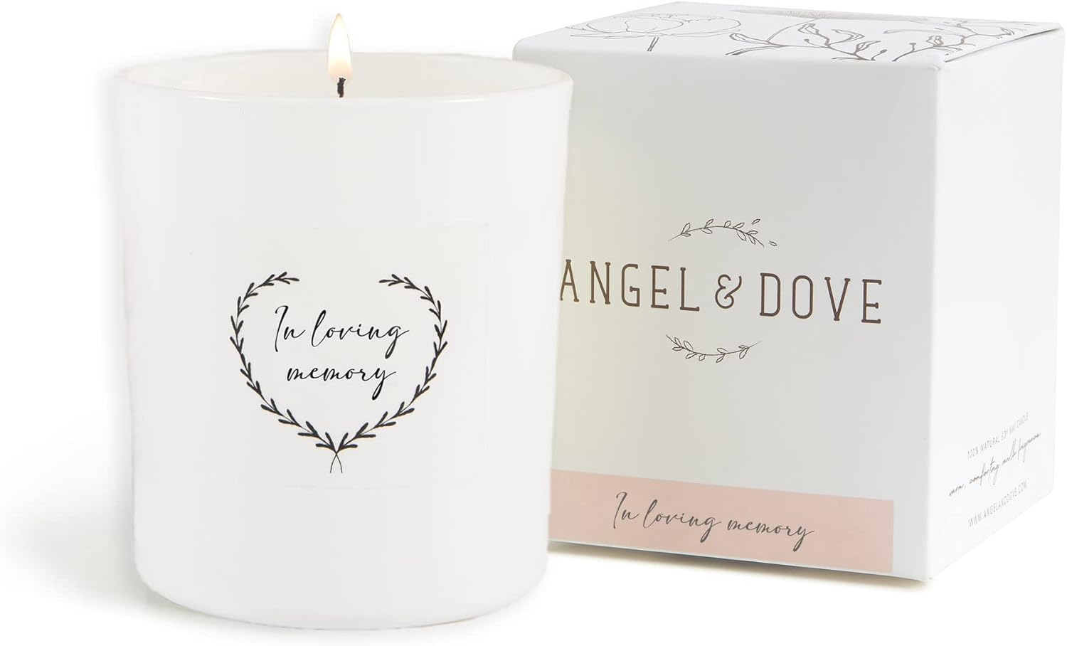 ANGEL DOVE Luxury In Loving Memory Soy Wax Candle