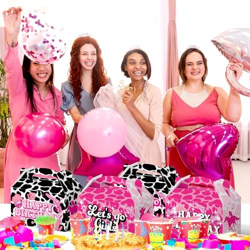 24Pcs Western Cowgirl Themed Favor Bags Party Supplies